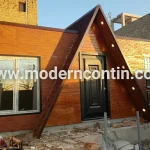 پروژه کانکس ویلایی چوبی 40 متری در وهن آباد