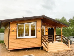 پروژه کانکس ویلایی 88 متری چوبی گیلان