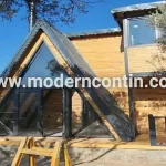 کانکس ویلایی چوبی دوبلکس 88 متری مازندران
