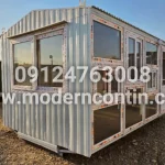 پروژه کانکس نگهبانی تمام شیشه ای 10 متری (تهران)